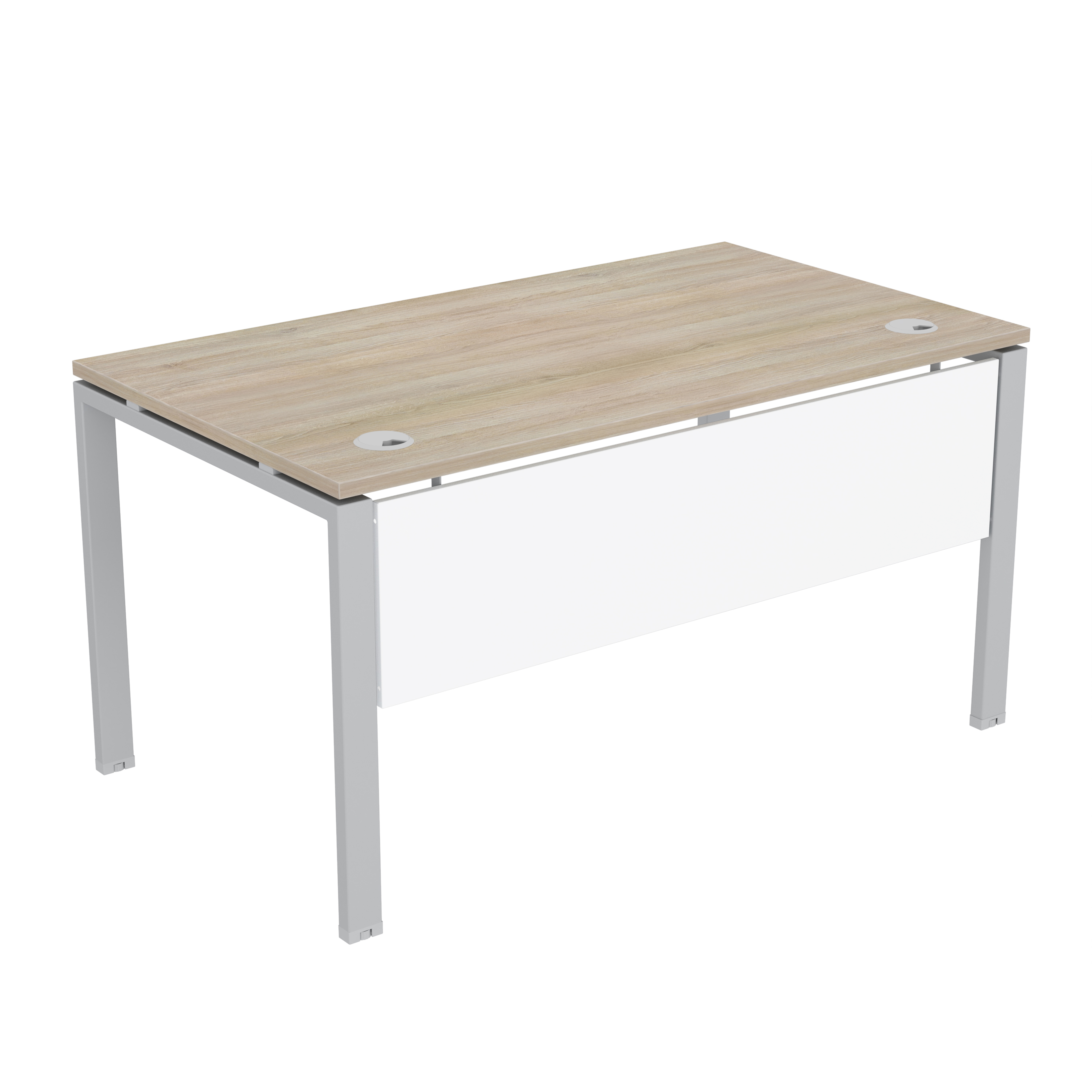 Synergy Metal Modesty Panel with Brackets & Fixings | 1400 | White